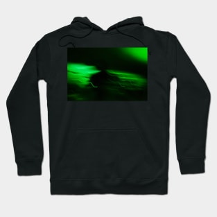 Green blurry lights Hoodie